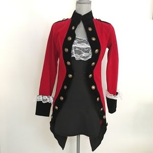Halloween Costume Leg Avenue Women’s Red Coat